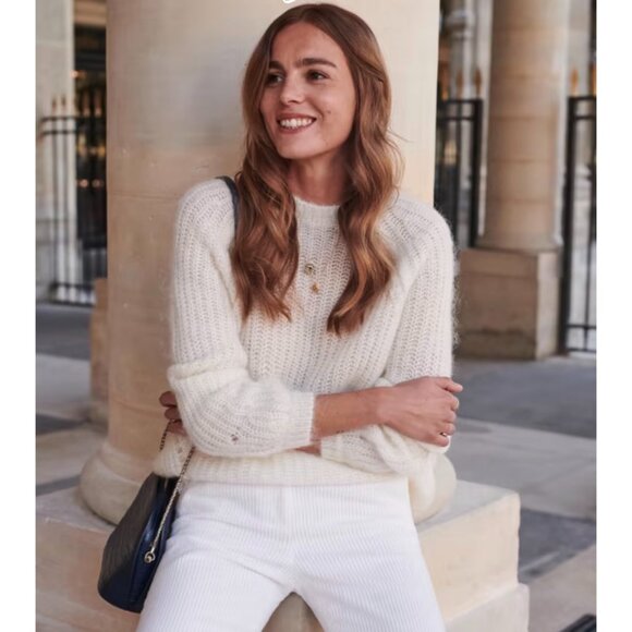 Sezane Sweaters - Sézane Dwee Jumper – Size M (White)